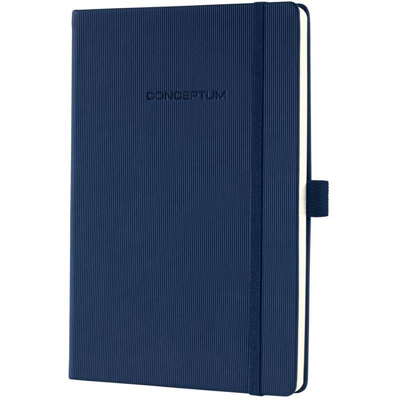 SIGEL Notizbuch Conceptum ca. DIN A5 kariert, blau Hardcover 194 Seiten