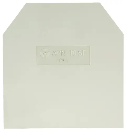 Wieland Electric 07.313.2455.0 Abschlussplatte Grau 10St.