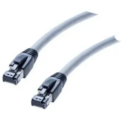 Shiverpeaks BASIC-S Patchkabel, Kat. 8, S/FTP, 15,0 m, grau RJ45 Stecker (S/FTP, 15 m), Netzwerkkabel