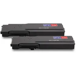 OFFICE-Partner Premium Toner alternativ zu Dell C2660 BK - 2er Set (schwarz)