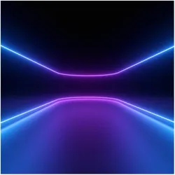 FOTOTAPETE Neonlichter 240/240 cm