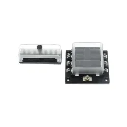 Dietz 24142 Sicherungsverteilerblock 6 Flachsicherungen - 6 x Masse