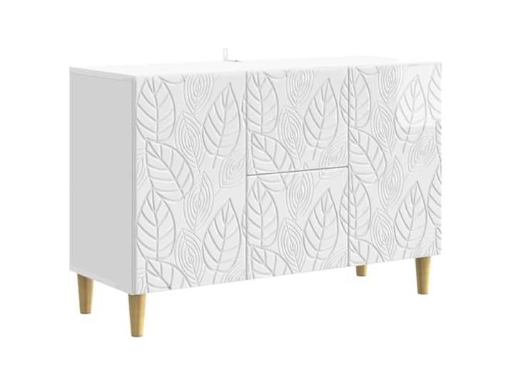 vidaXL Sideboard Hochglanz Weiß 89 x 34,5 x 60 cm Holzwerkstoff