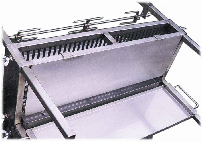 Schneider Grill Schneider Blindblech für Vertikalgrill 66/2 fach,Abdecken des Feuerkastens
