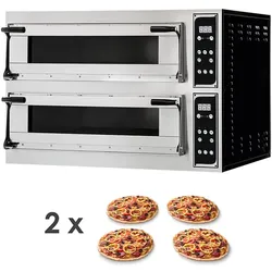 Pizzaofen Virtuoso digital - 2 Kammern 2 x 4 Pizzen Ø 350 mm
