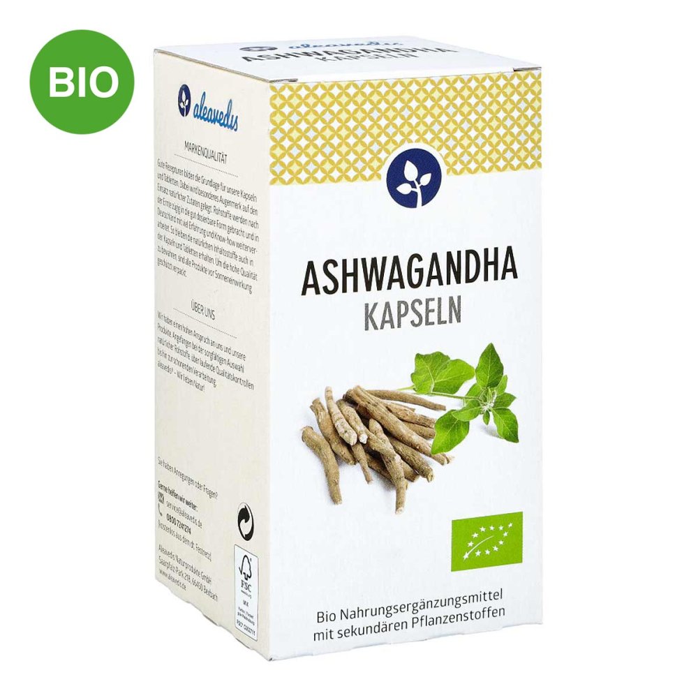 Aleavedis Naturprodukte GmbH Ashwagandha 300 Mg Bio Kapseln Vegan 18094970