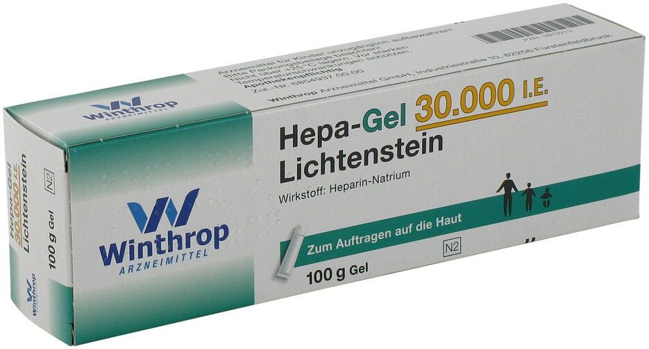Hepa-Gel 30000 internationale Einheiten Lichtenstein 100g