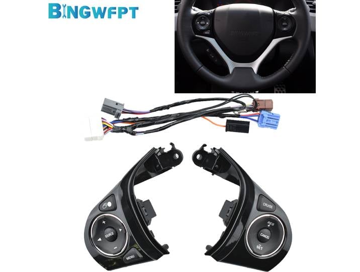 BINGWFPT – bouton de commande au volant, bouton de régulation de vitesse pour Honda Civic 1,8l 2012 2013 2014 2015 35880-TR6-A01