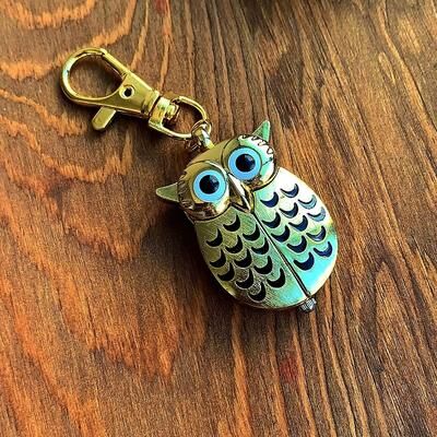 ModernMart Retro Cartoon Pocket Watch Necklace For Kids Vintage Flip Pendant Watch For Students b