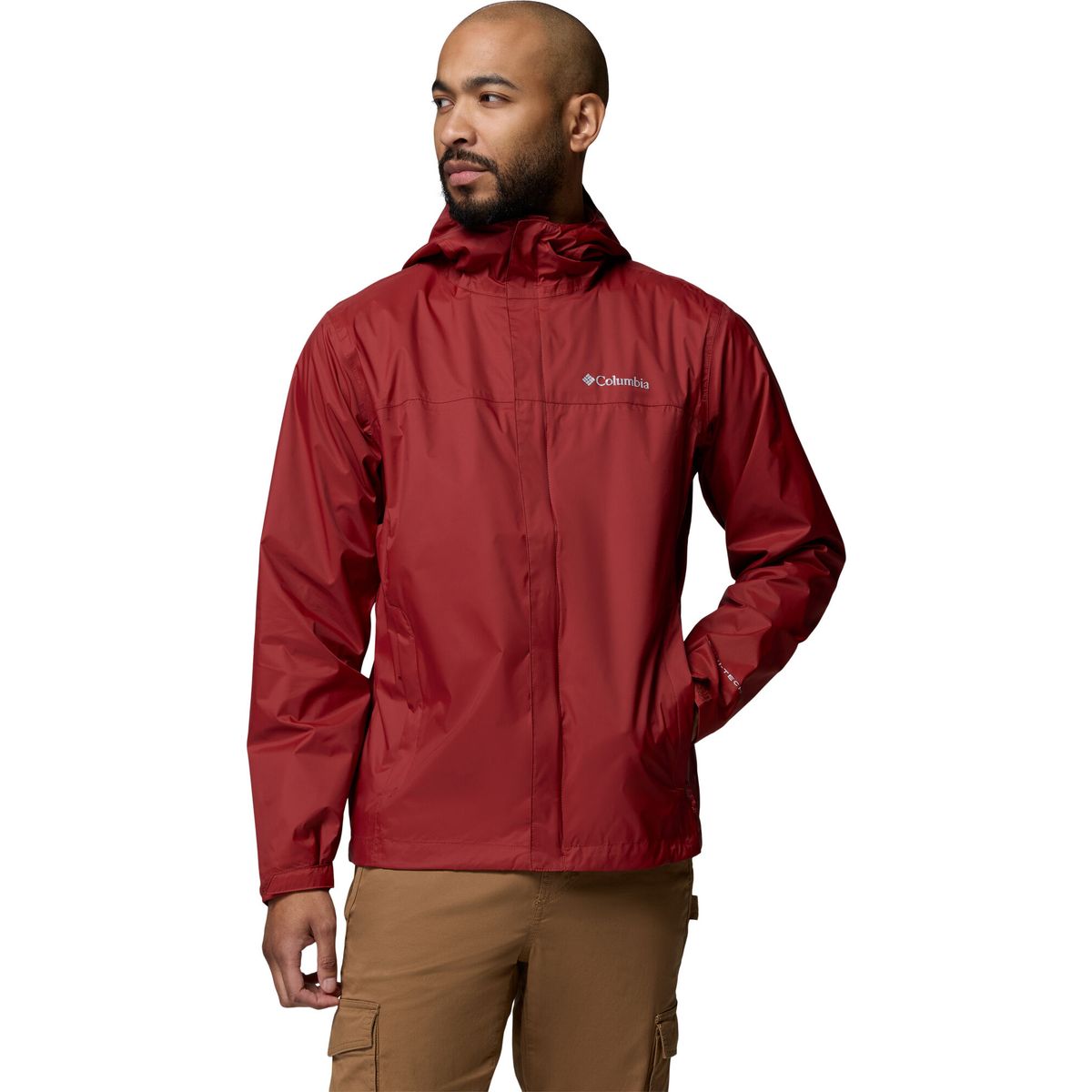 Columbia Men’s Watertight II Waterproof Shell Jacket red oxide (632) S 153389-1533898-632-S