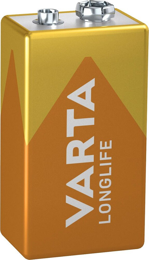 Varta Longlife 9V-blokbatterij 04122101411 (equivalent aan LR 61)