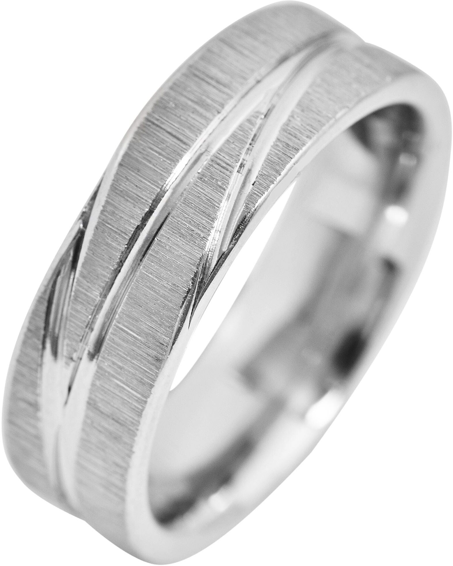 Partnerring AKZENT "Strong Connection, langlebig" Gr. 52, silber (silberfarbig), Fingerringe, Herren, 52, Edelstahl, Partnerring