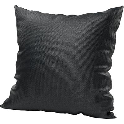 Dekokissen HOMING "St. Moritz" Gr. 1, grau (anthrazit, unifarben), B:40cm L:40cm, Polyester, Dekokissen_Sitzkissen_Kissenhüllen, Pflegeleicht