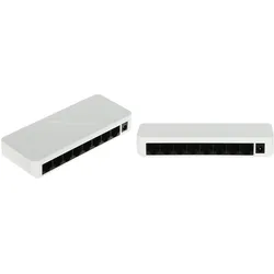 Uniview NSW1010-8GT-in 8 Portos Gigabit Desktop Switch (8 Ports), Netzwerk Switch, Schwarz
