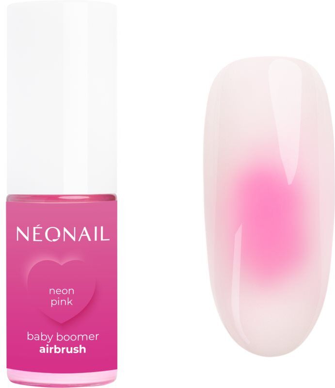 NEONAIL Baby Boomer Airbrush colour powder for nails shade Neon Pink 5 g