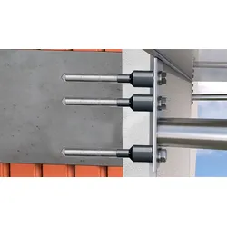 Gutta Befestigungsset für Beton mit Dämmung bis 14 cm (für 6 Bohrlöcher)