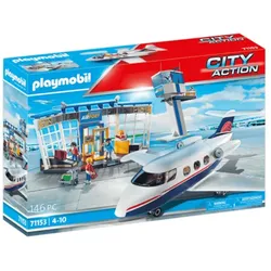 PLAYMOBIL® 71153 City Action Flughafen mit Flugzeug und Tower