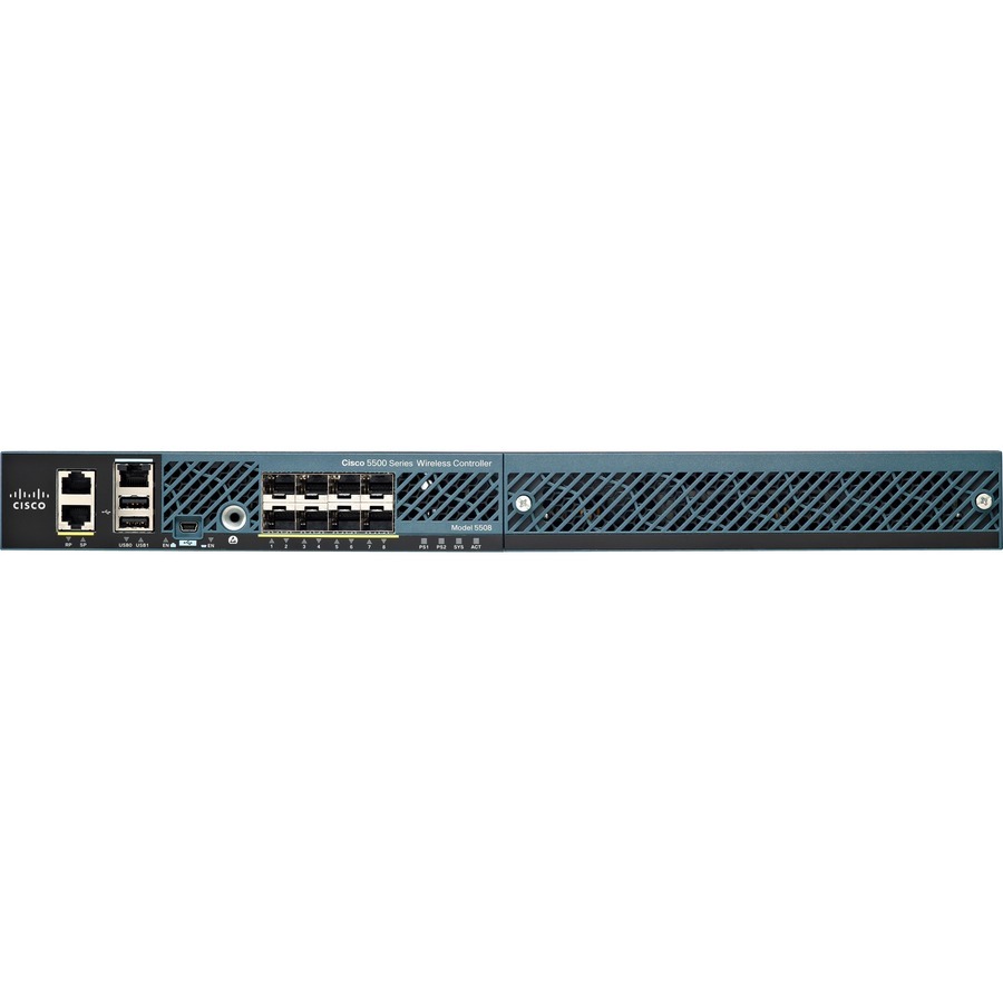 Cisco Aironet 5508 Drahtloser LAN-Controller - 3 x Netzwerk (RJ-45) - Ethernet, Fast Ethernet, Gigabit-Ethernet - Desktop