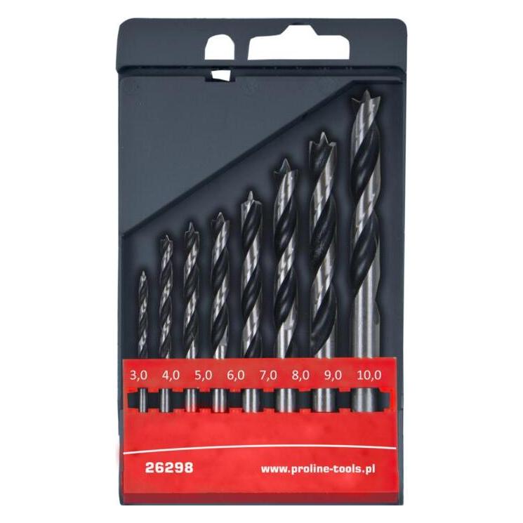 Proline Holzbohrer rotierend zylindrisch 7 4 5 3 6 10 8 9 mm Set (26298) (26298)