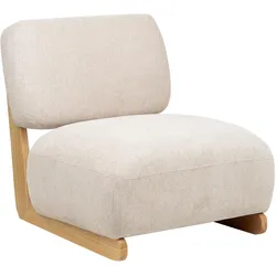 SESSEL Stoff Hellbeige Kokkola