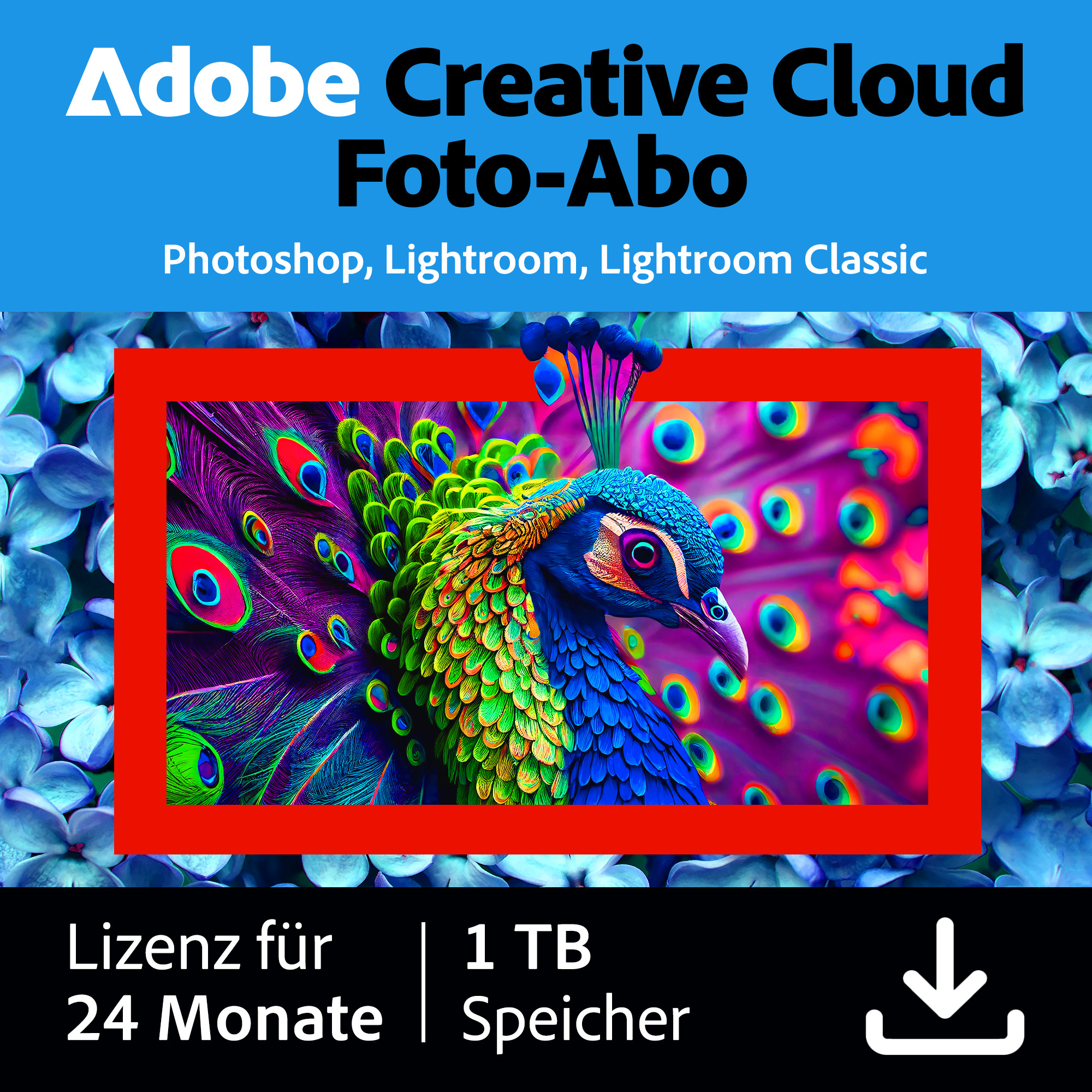 Adobe Creative Cloud Photography Plan 1TB 2 Jahre Abo ESD 30016535