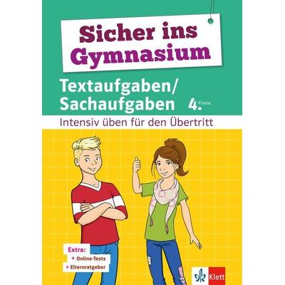 Sicher ins Gymnasium Textaufgaben/Sachaufgaben 4. Klasse, Taschenbuch von , Klett Lerntraining bei PONS Langenscheidt GmbH, 978-3-12-925863-7