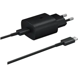 Samsung EP-TA800 25W USB-C Schnellladegerät, Kabel 1m, schwarz - Bulkware