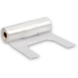 DayBays 160000 Stk. Knotenbeutel auf Rolle 3 Kg 22+12x42 cm  HDPE  Transparent
