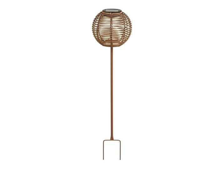 Solarlampe LED CARLISLE 6cm x 17cm 0.72W rotbraun