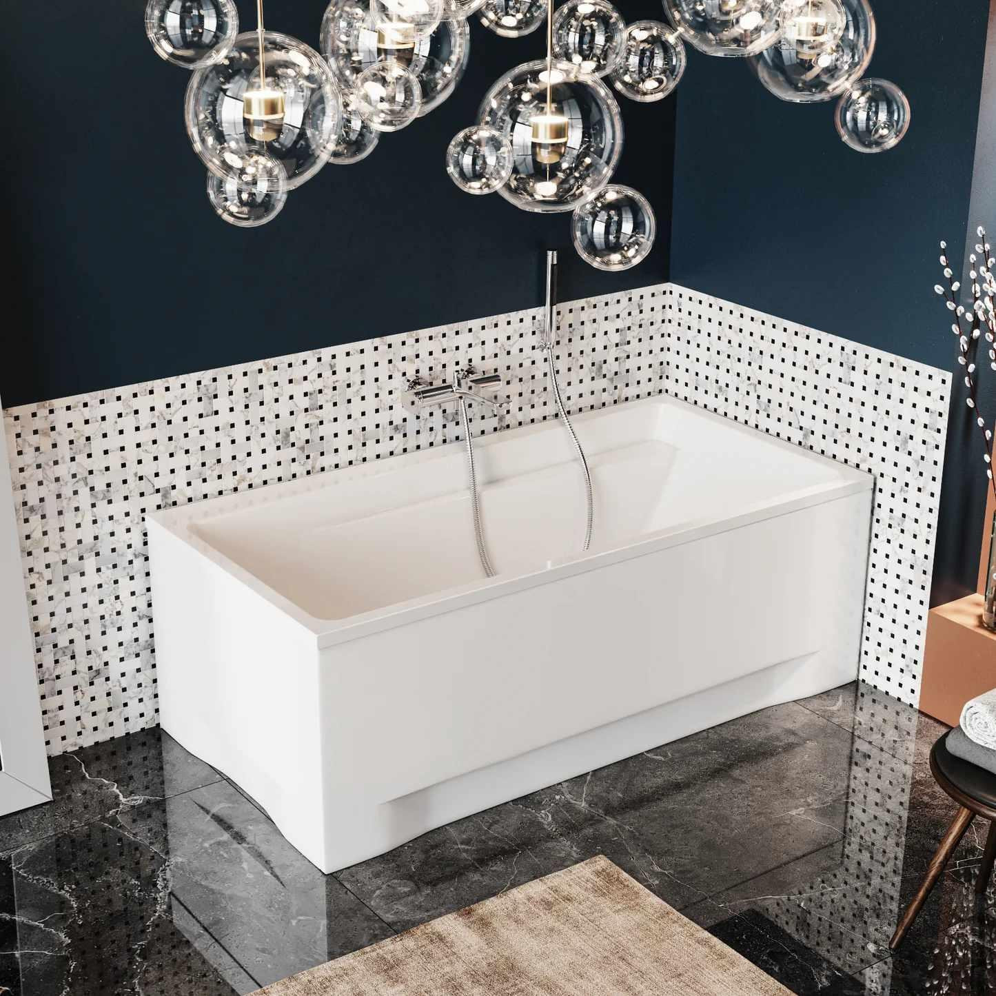 Badland Elza Badkuip - Rechthoekig - Freestanding - 160 x 75 cm
