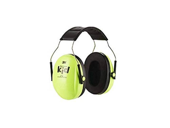 3M Peltor Oorbeschermers voor kinderen H510AK - neongroene oorbeschermers voor kinderen, beschermt tegen geluidsniveaus in het bereik van 87-98 dB (SNR 27 dB) in rumoerige omgevingen, one size, S