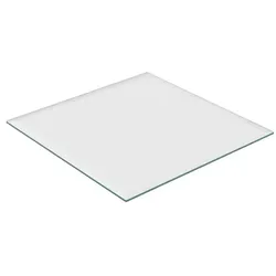Relaxdays Glasplatte 8mm ESG Transparent