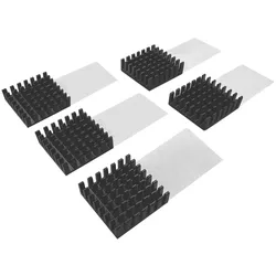QNAP HS-M2SSD-07 Computerkühlsystem M.2 NVMe SSD Kühlkörper/Radiator Schwarz 5 Stück(e)