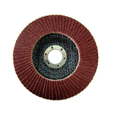 Vago-Tools 20x Fächerschleifscheiben 125mm konisch P80 Braun