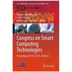 Congress on Smart Computing Technologies, Fachbücher von Harish Sharma, Jagdish Chand Bansal, Antorweep Chakravorty