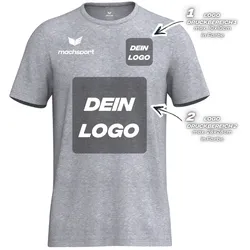 Erima Herrenlaufshirt Intro Funktionsteamshirt, grau melange - M
