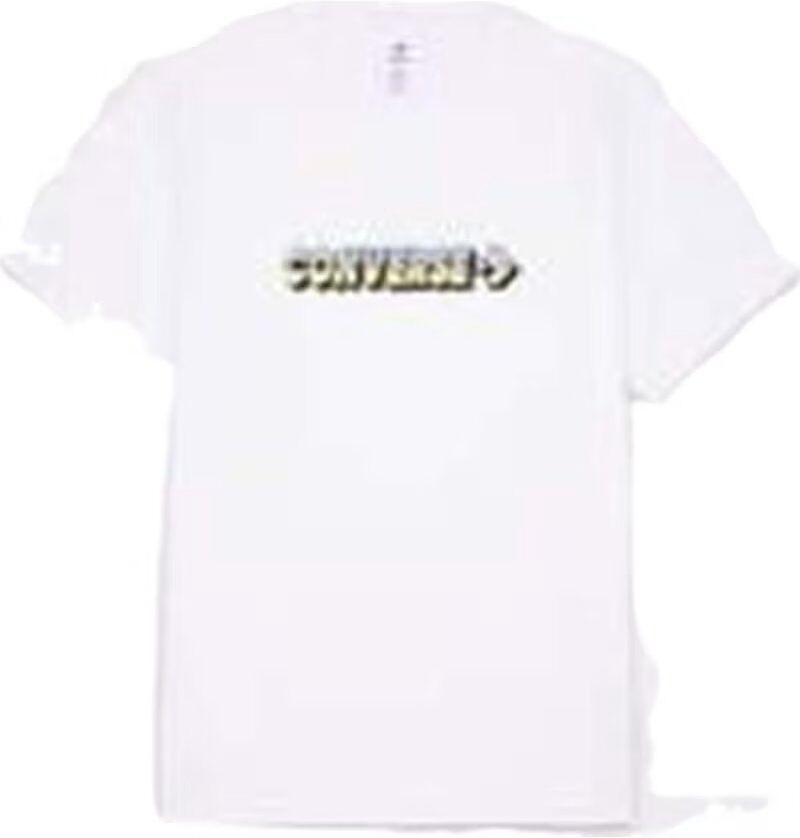 Camiseta Converse Manga Corta Unisex Blanco M Hombre