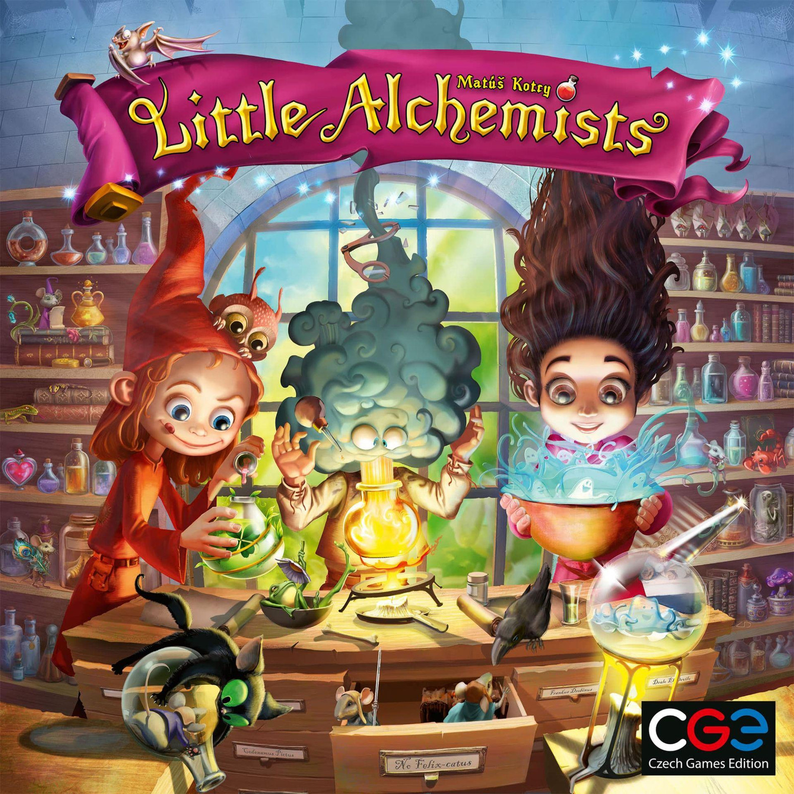 Kleine Alchemisten bordspel van Czech Games Edition