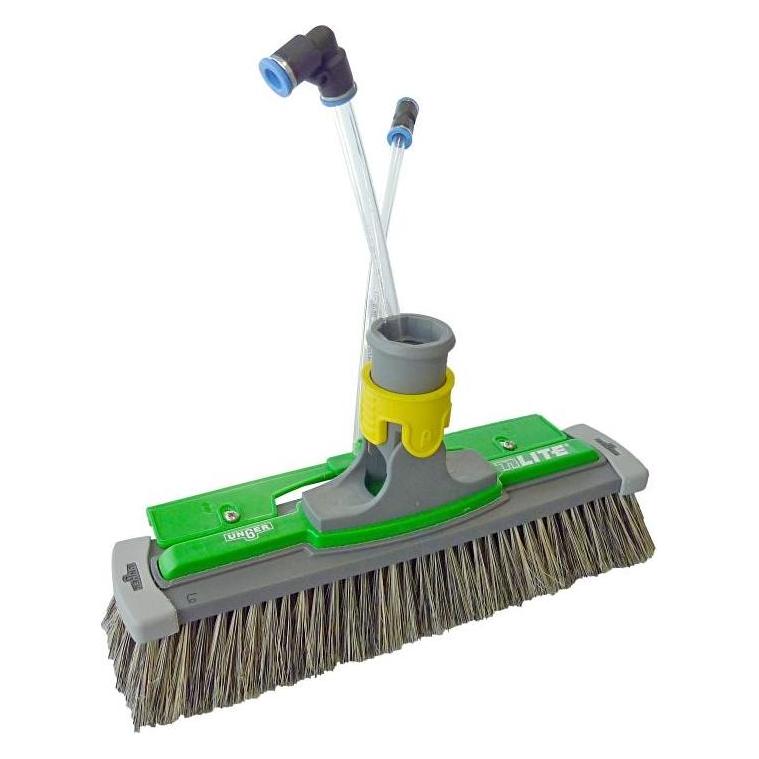 Unger NUH41 nLITE Hybrid 41 cm Bürste für Wasserstangen Borstenmix, synthetische und Wildschweinbor (31850038)