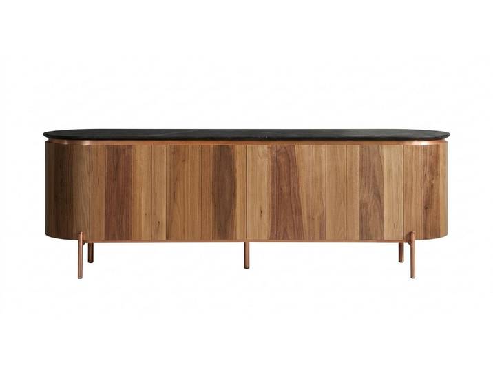 JVmoebel Sideboard Sideboard Bequem praktisch geräumig braun moderner Stil neu, Made in Europa