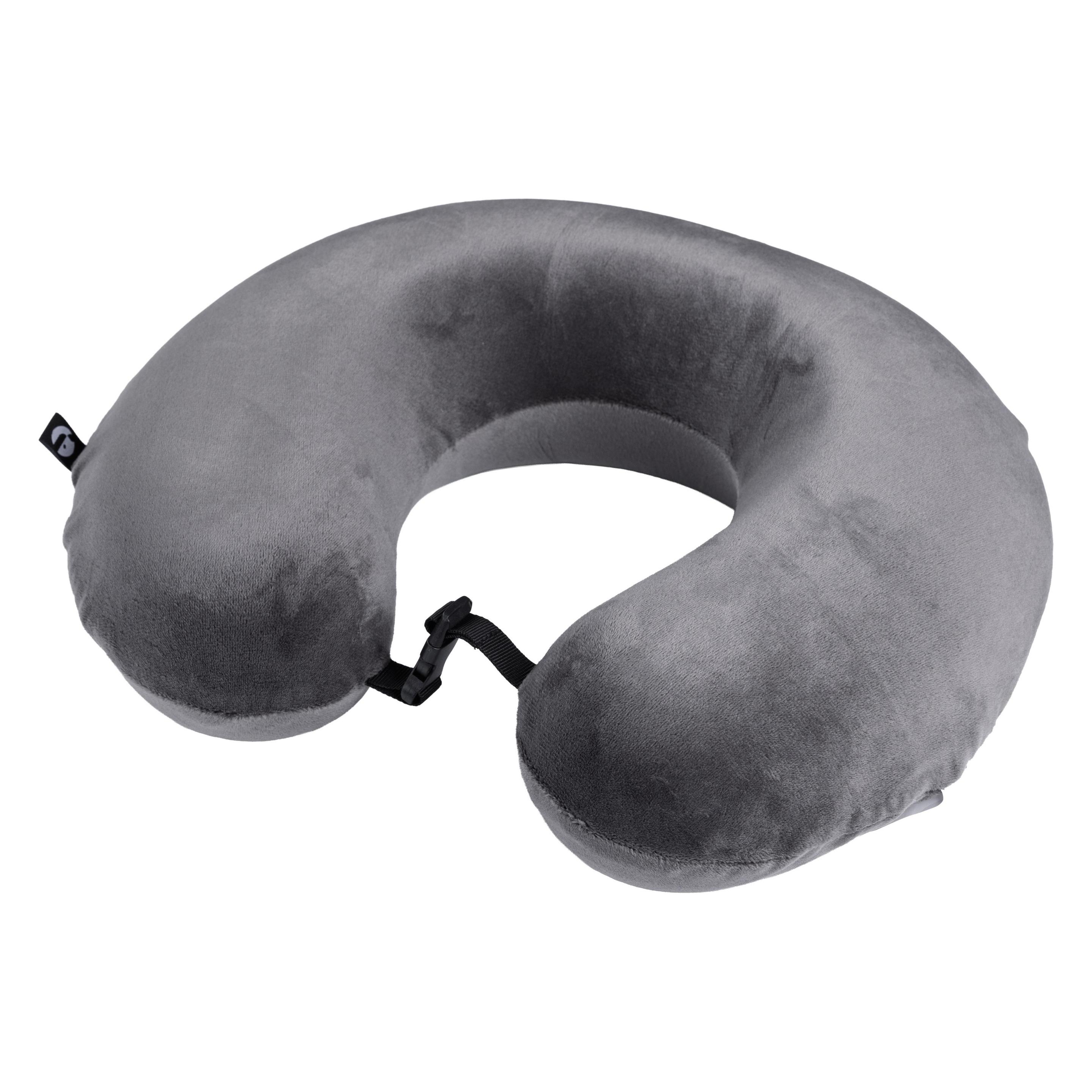 Feru Travel Memory Foam Pillow, gray (TCP-202)