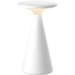 Müller Licht, Tischlampe, MÜLLER-LICHT LED-Akku-Tischleuchte 27700206, dimmbar, 2700K, warmweiss, weiss
