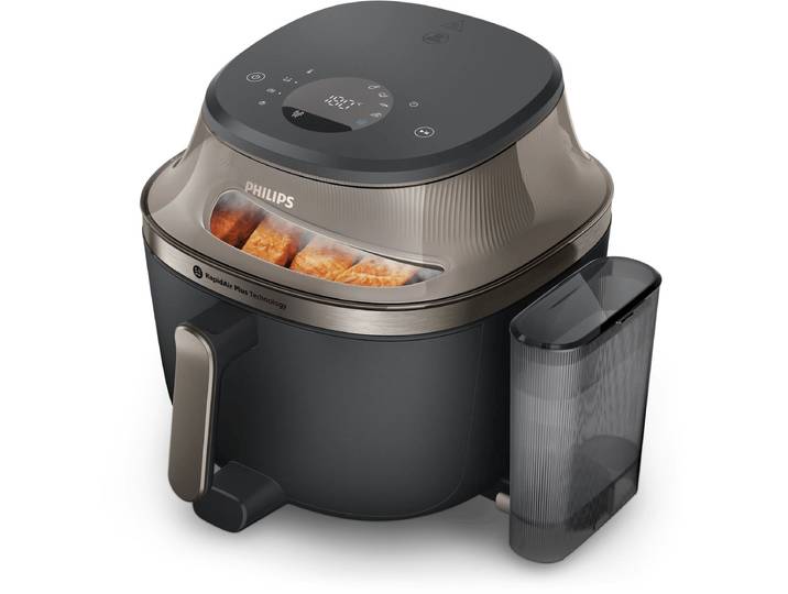 Philips 5000 series Airfryer - NA547/07 - Stoomfunctie en uitschuifbare rail - 7\,2 l - HomeID