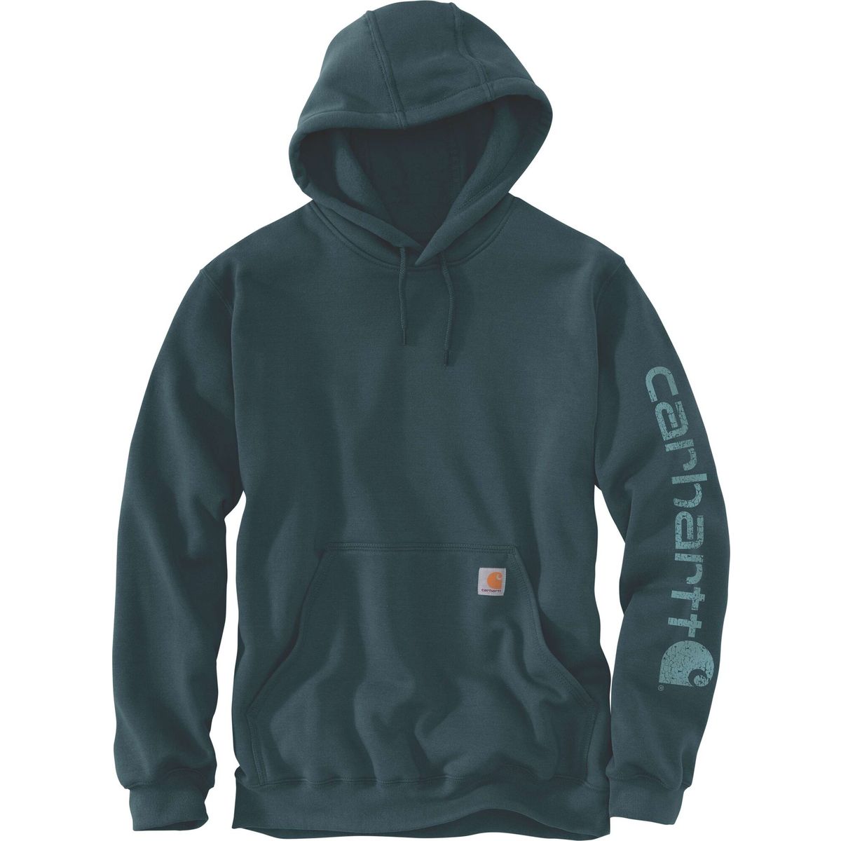 Carhartt Iconic K288 Logo Sweatshirt dark harbor teal heather (HV1) M REG K288-HV1MREG
