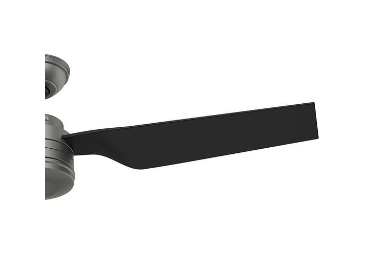 Hunter Cabo Frio Deckenventilator, schwarz, für Wohn- / Esszimmer, Metall, Modern
