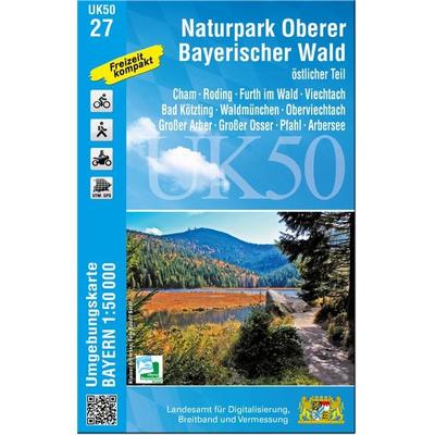 UK50-27 Naturpark Oberer Bayerischer Wald - östlicher Teil, Sonstige von , Landesamt für Digitalisierung, Breitband und Vermessung, Bayern,