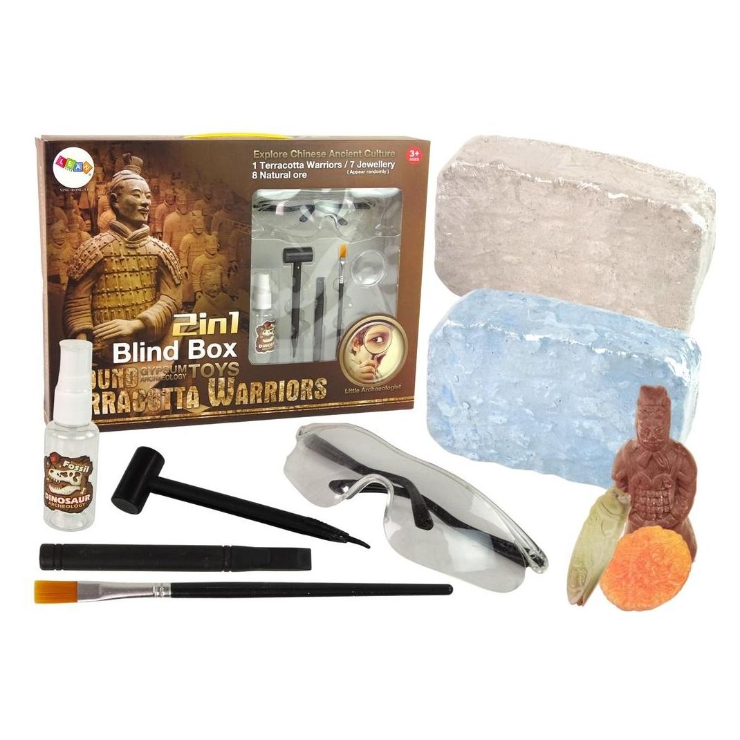 Lean Toys Archäologie-Set 2in1 Verschiedene Kristallschätze (33480701)