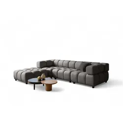 SOFA 3-sitzer Und 1-polsterhocker Flow