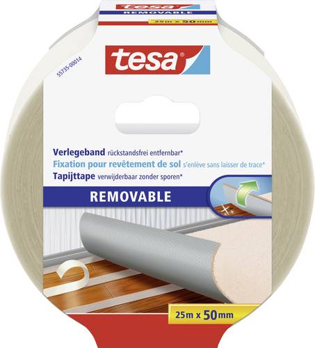 tesa REMOVABLE 55735-00014-11 Verlegeband Beige (L x B) 25 m x 50 mm 1 St.