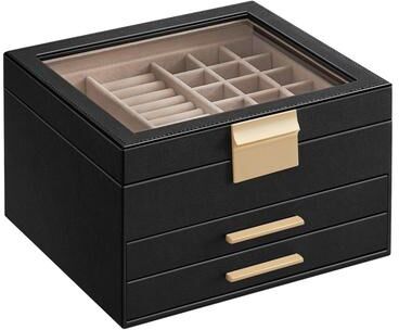 No Jewelry Box with Glass Lid